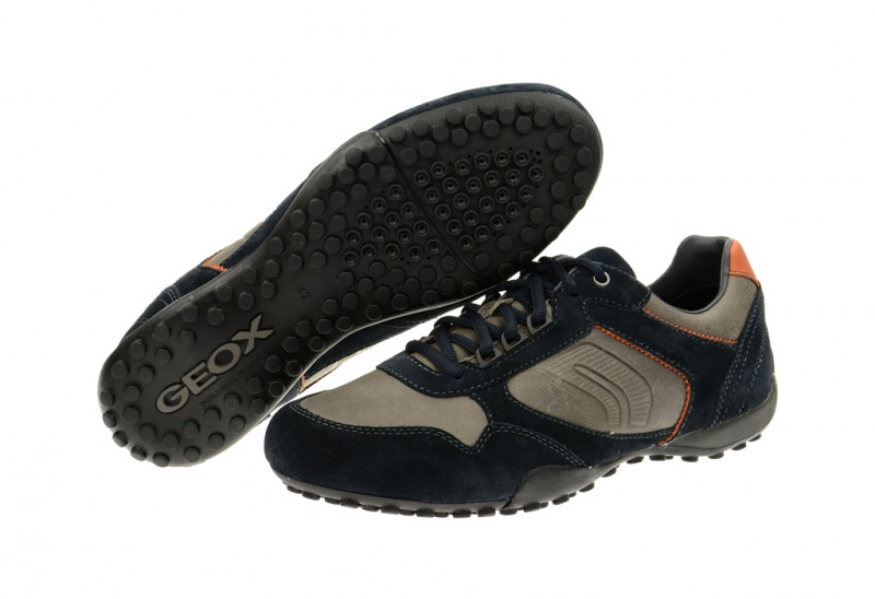 Geox Snake Sneaker blau navy grau U3407Q