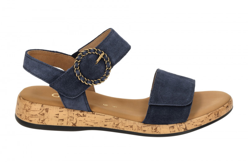 Gabor Rhodos Sandale blau Klett 82.734.36