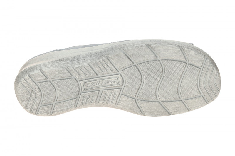 Waldläufer Merle Pantolette hellblau Glitzer 811503