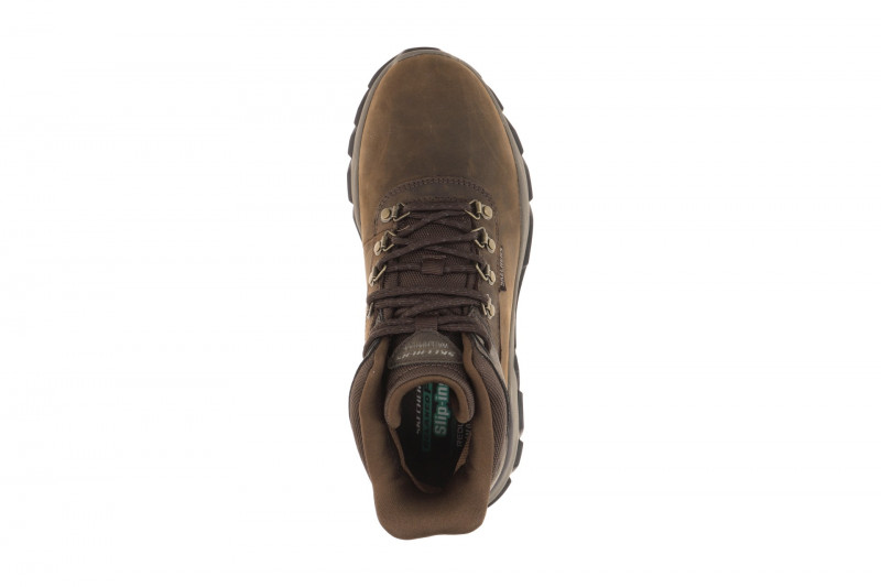 Skechers Santoro Schuhe Mid Sneaker braun wasserdicht SLIP-INS