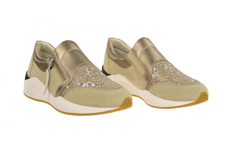 Geox Omaya Schuhe beige gold D620SA