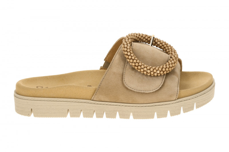 Gabor Pantolette sand beige Velour 83.745.14
