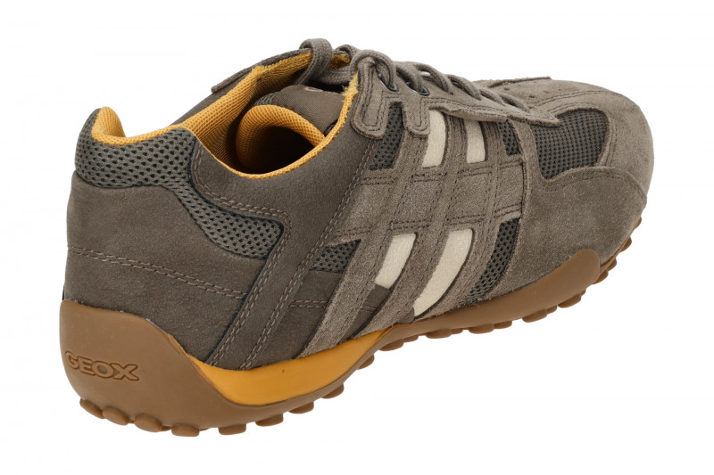 Geox Snake Schuhe Sneakers taupe grau U4507A