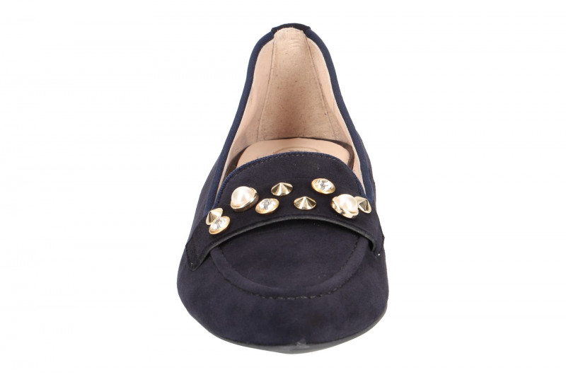 Paul Green Schuhe spitze Slipper blau 2375
