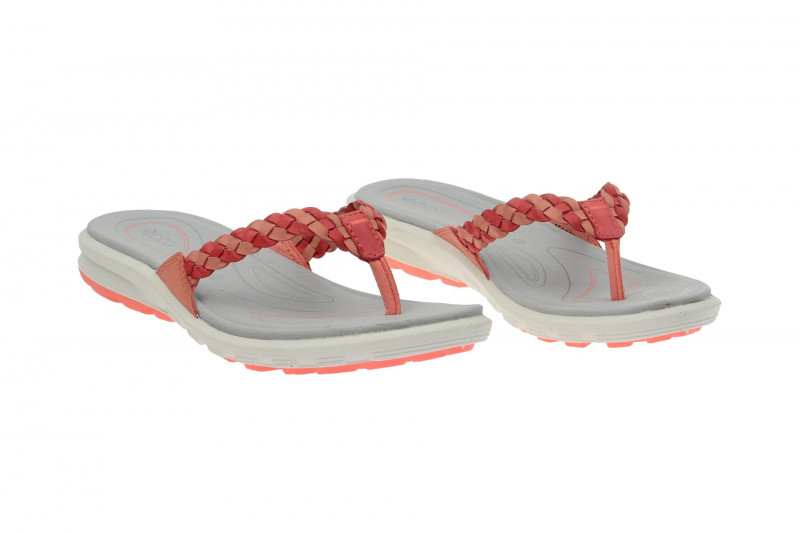 Ecco Cruise Pantolette rosa pink Zehentrenner 84153359918