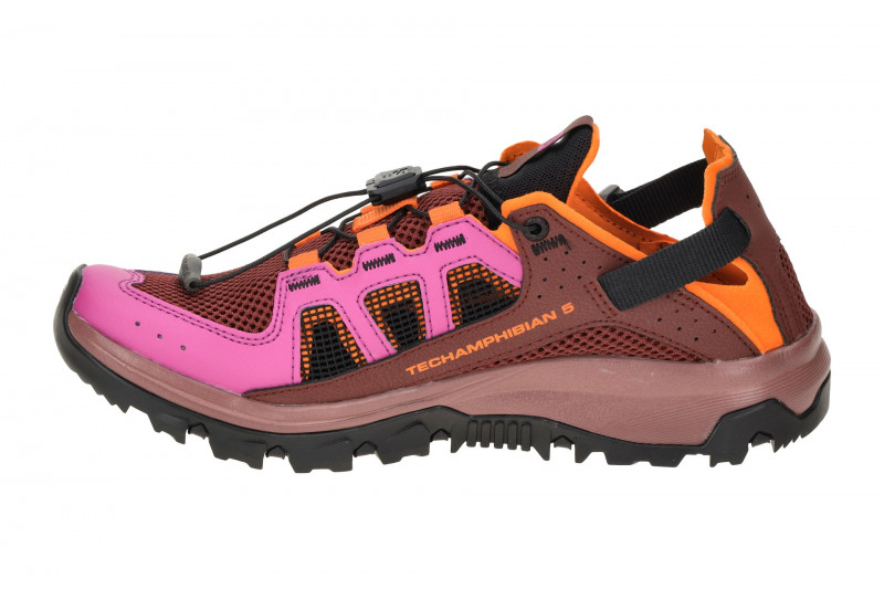 Salomon Techamphibian 5 Schuhe rot pink Damen 479654