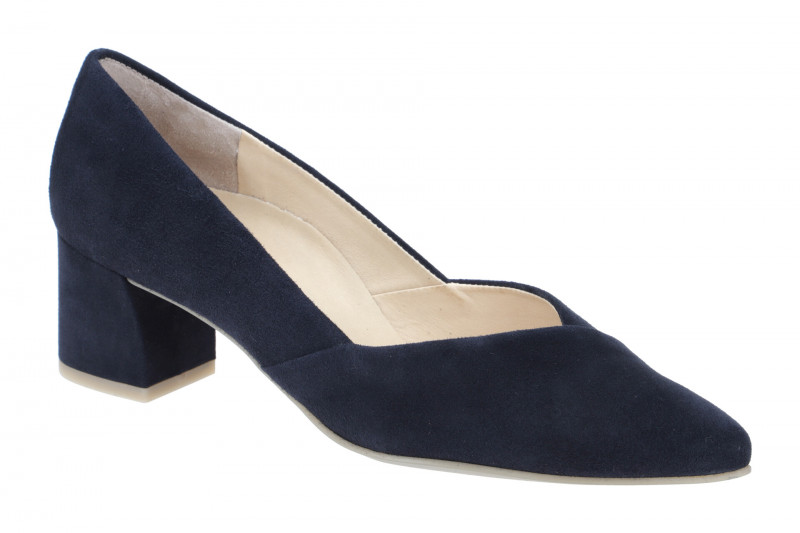 Paul Green Pumps blau Samt Velour 3740