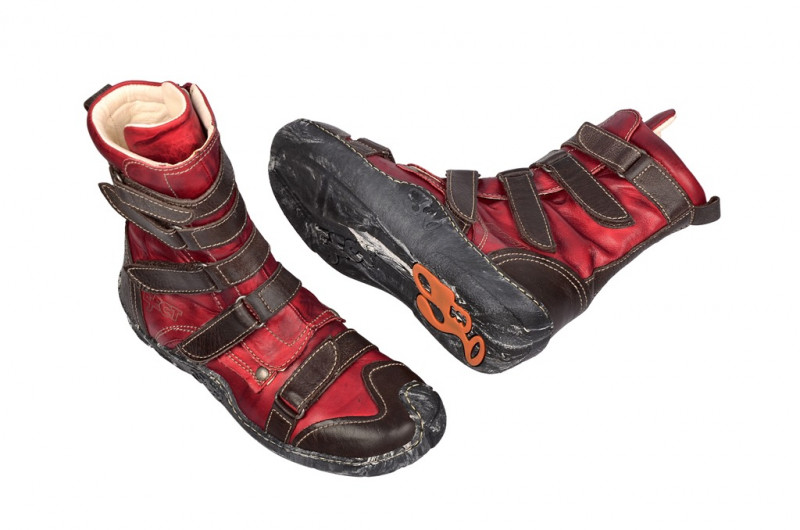 Eject Skat Stiefelette braun rot