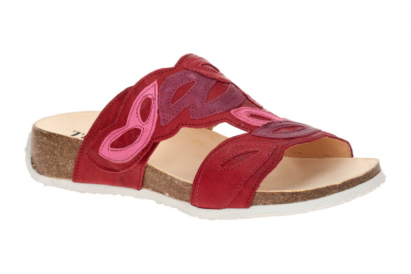 Think Mizzi Pantoletten rot fragola Oval 1283