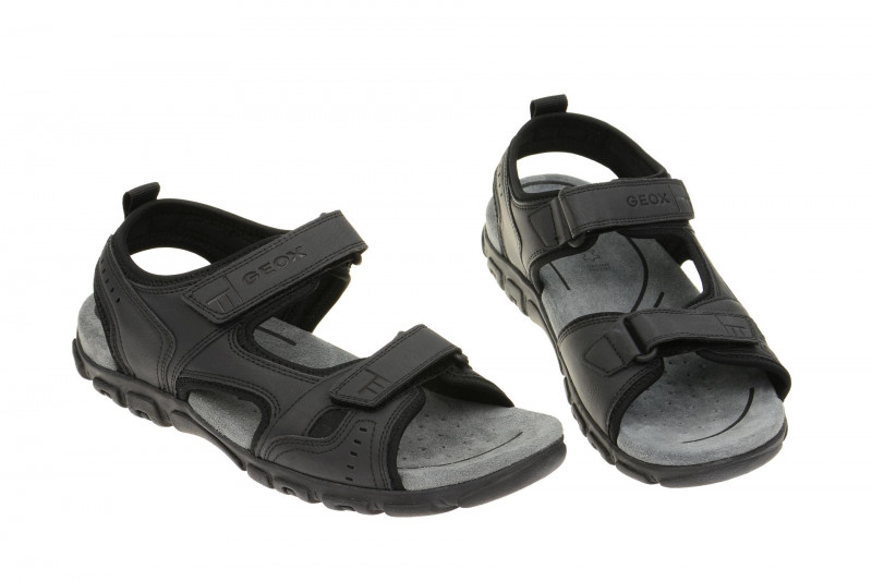 Geox Respira S.Strada Herren Sandale schwarz
