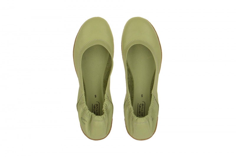 camel active Bamboo Ballerinas grün 800.90.06