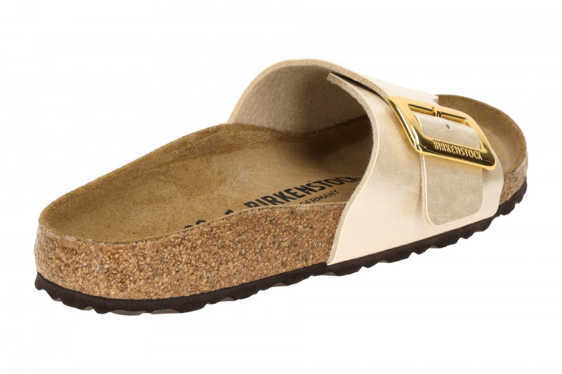 Birkenstock Catalina Cushion Buckle Pantolette beige SCHMAL 1029393