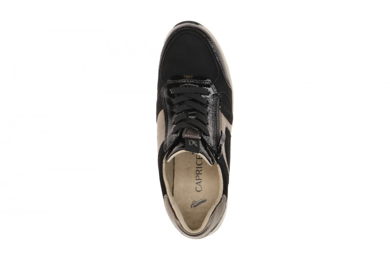 Caprice Schuhe schwarz Leder Mix H-Weite 23300