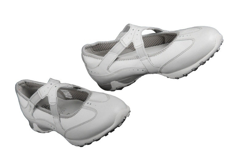 Geox Schuhe Freccia Bal in weiß Damen Slipper