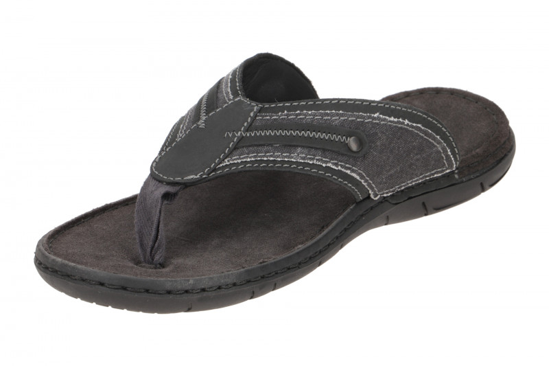 Josef Seibel Paul 57 Pantolette Zehentrenner schwarz