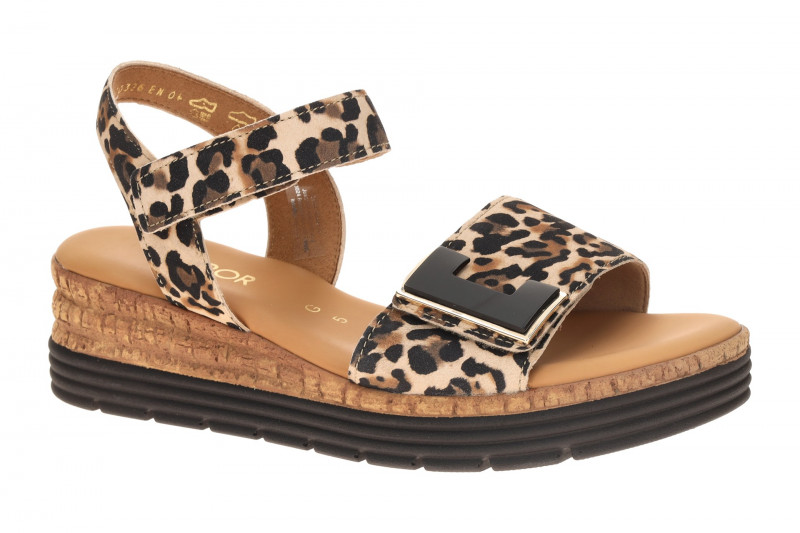 Gabor Keil Sandale braun schwarz Luchs 82.700.90