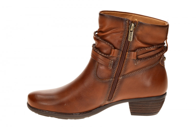 Pikolinos Utiel Stiefelette braun Flecht-Band W7P-8500