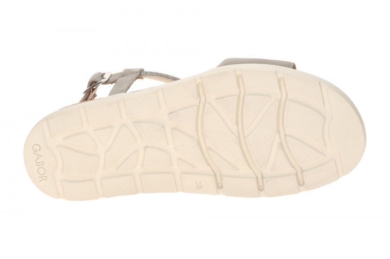 Gabor Fashion Sandale grau silber Strass 84.601.12