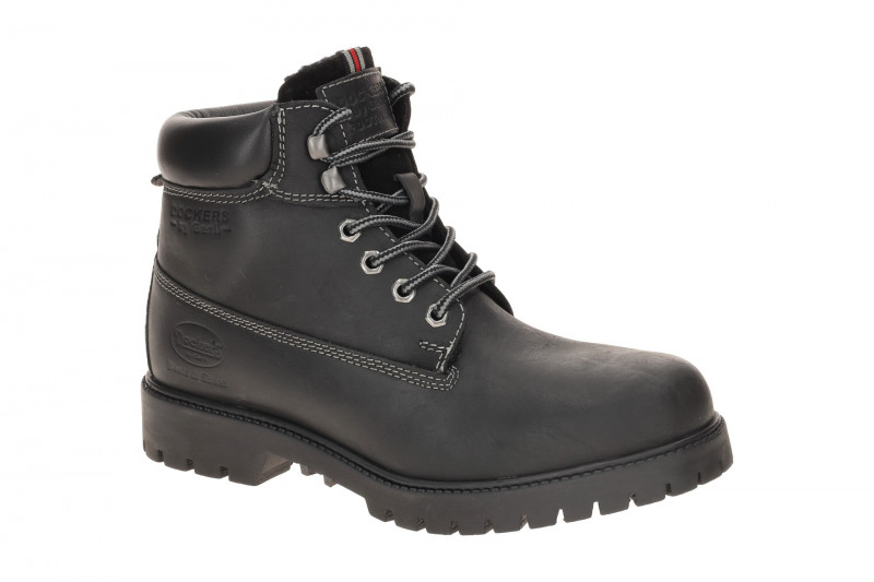 Dockers Winter Schuhe Stiefelette schwarz Herren Warmfutter Boots 53AX103