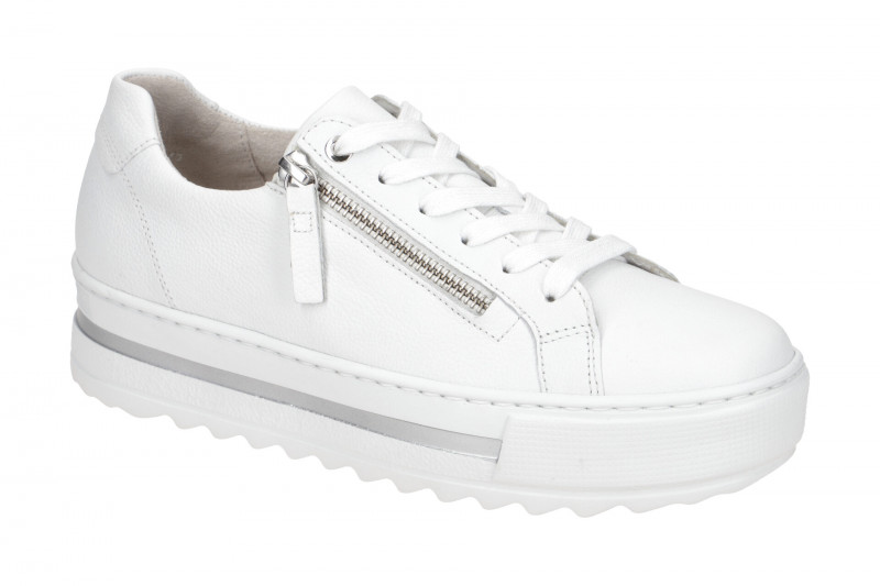 Gabor Sneaker Schuhe weiß silber 86.498.50