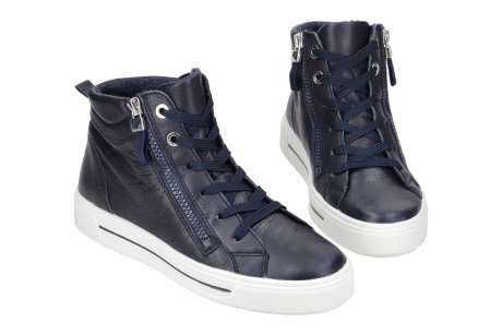 Ara Zachte leren Courtyard sneaker met HighSoft technologie White Dames