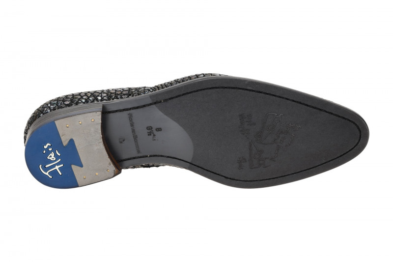 Floris van Bommel De Stapper Schuhe braun Reptilien 30149