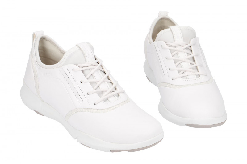 Geox Nebula Schuhe weiß Damen Schnürer