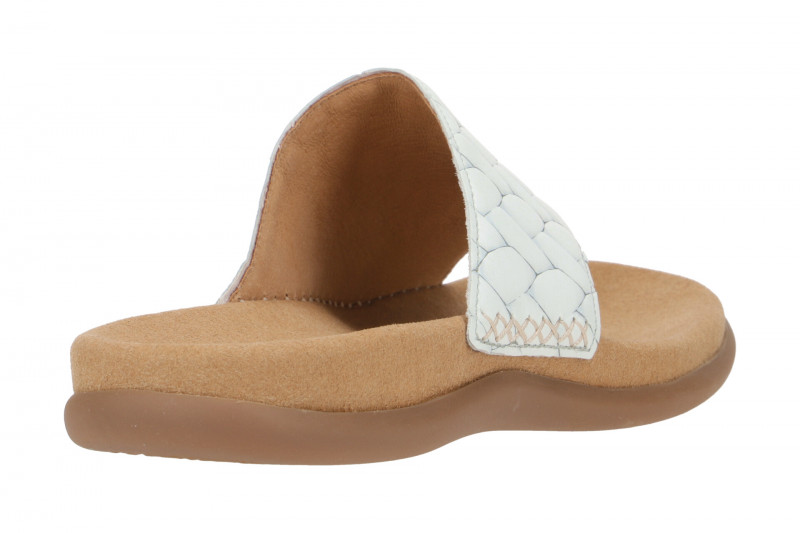 Gabor Zehentrenner Pantolette hellgrau braid 83.700.46