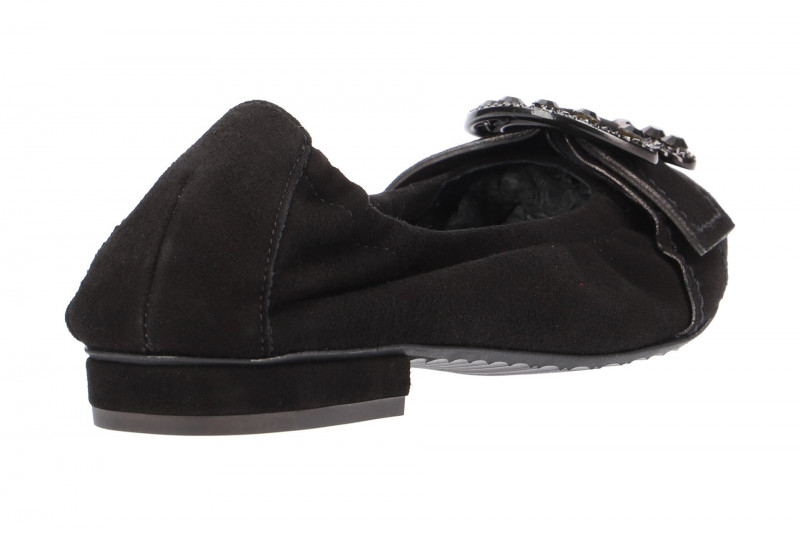 K&S Malu Ballerinas schwarz Crystal 10290