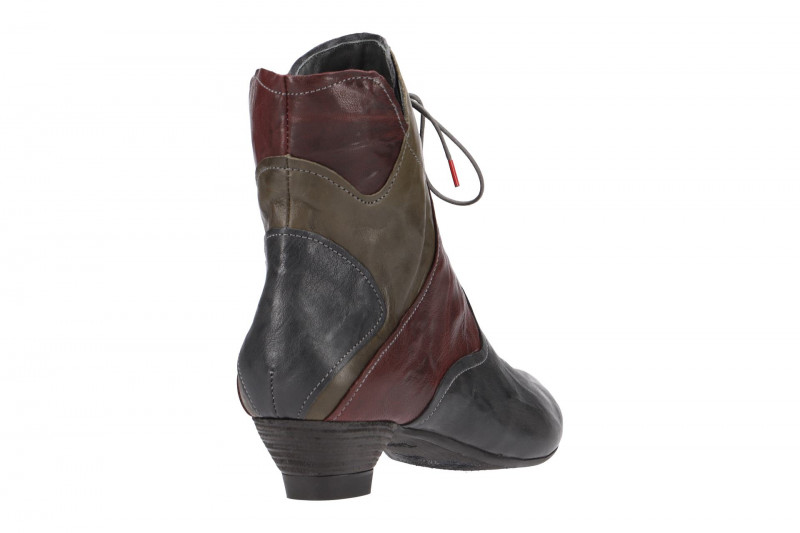 Think Aida Stiefel grau rot grün kombi