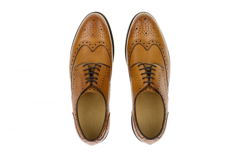 Gordon & Bros Levet Schuhe braun tan Gummisohle 2318-G