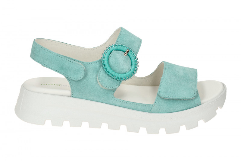 Waldläufer Nele Sandale grün vento H-Weite 730006