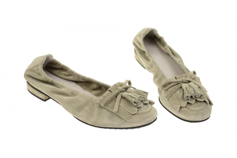 K+S Malu Ballerina grau natur Slipper - 31-91350-444