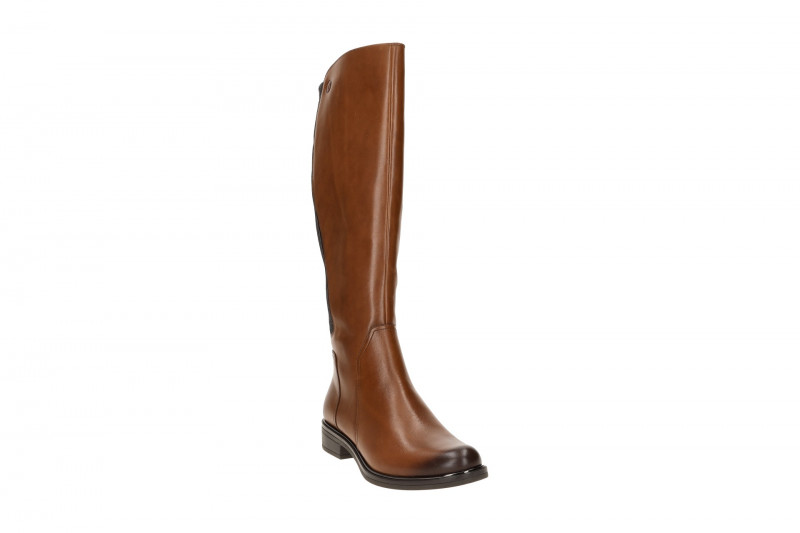 Caprice Lang Schaftstiefel braun cognac Leder 25513