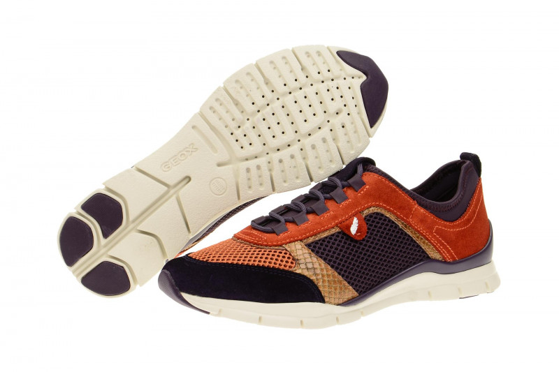 Geox Sukie Schuhe lila orange D52F2B
