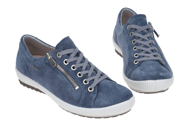 Legero Tanaro Schuhe blau Velour GORE-TEX 616