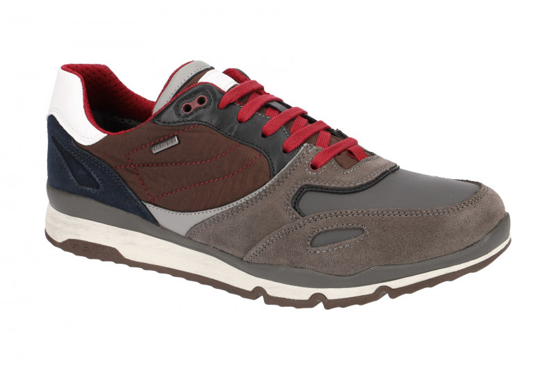 Geox Sandford Schuhe grau rot U44S7A