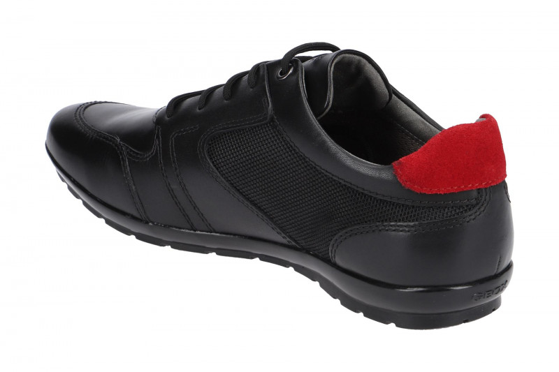 Geox Symbol Schuhe schwarz rot U92A5A