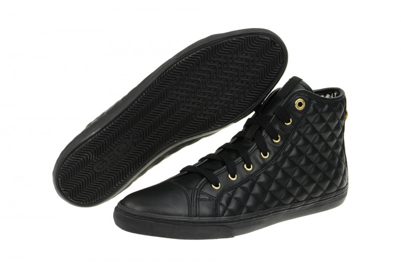 Geox New Club Stiefel schwarz matt D4258A