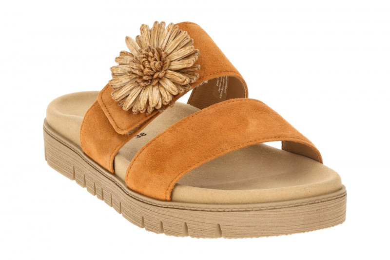 Gabor Pantolette orange valley Velour 83.743.11