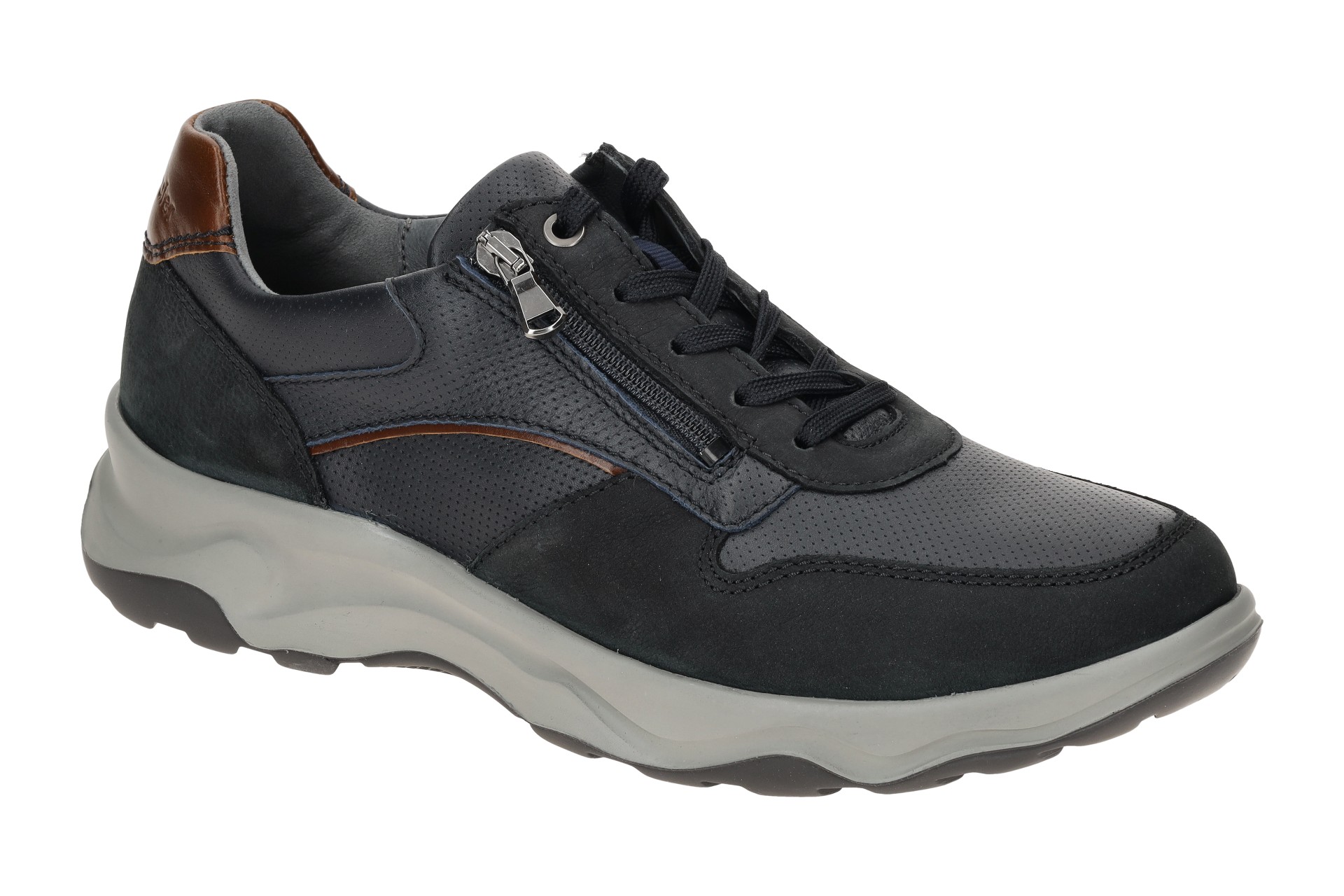 Waldlaufer suède sneakers grijs