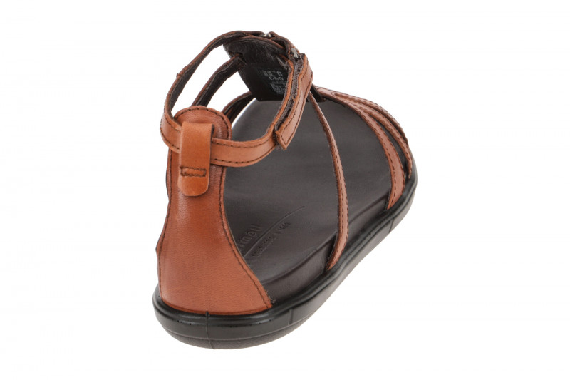 Ecco Spangen Sandale T-Steg braun cognac 209273