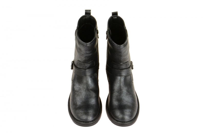 Geox Sofia Stiefel schwarz silber metallic