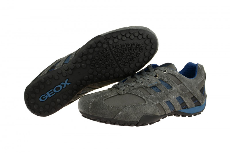 Geox Snake Schuhe grau blau U4207K 022EK C9004