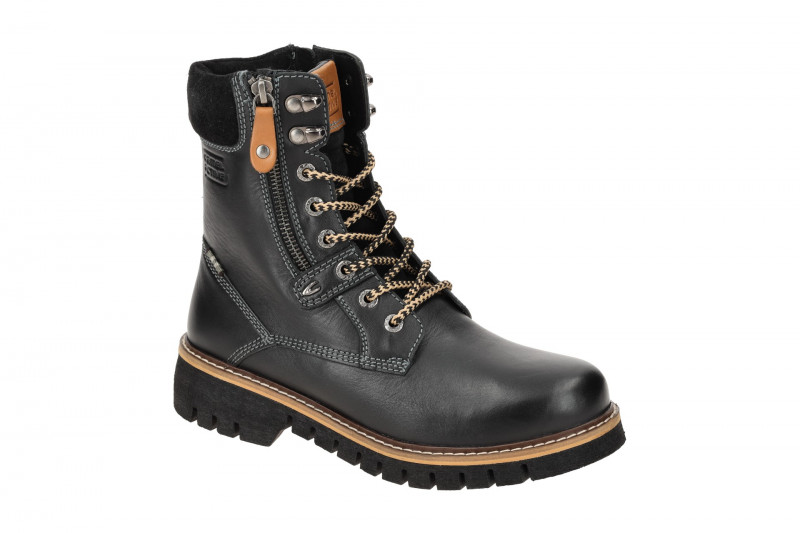 camel active ISA Damen Stiefel schwarz Glattleder