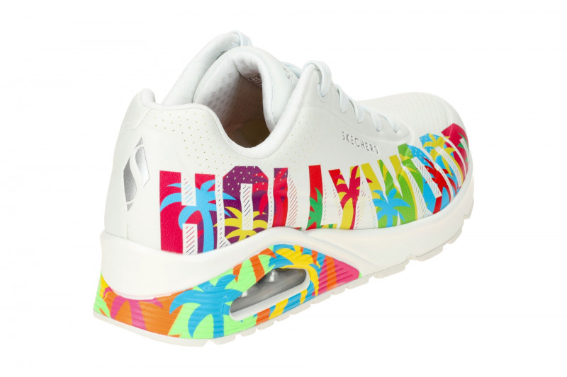 Skechers Uno Schuhe weiß bunt Hollywood 177995