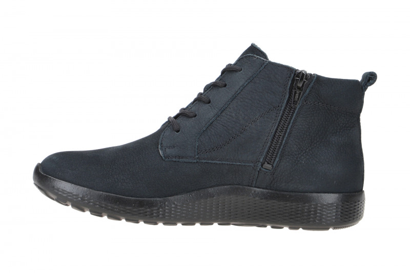 Waldläufer Ira Stiefelette blau M-Weite Nubuck