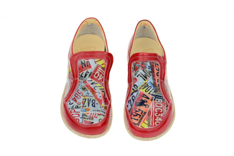 Eject Road Schuhe rot print Lack 16187/1.1