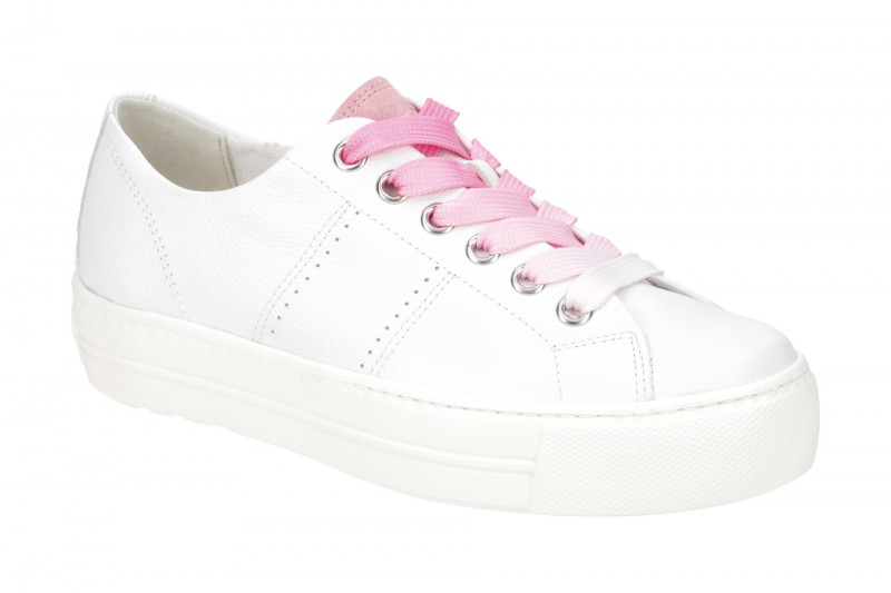 Paul Green Sneaker Schuhe weiß rosa 5247