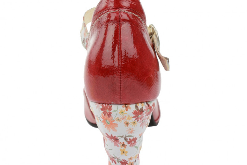 Tiggers Wave Riemchen Pumps - rot Lackleder